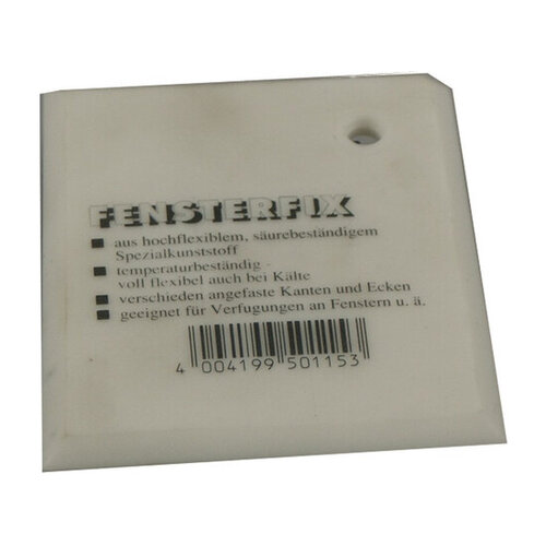 Kit de fer à repasser « Fensterfix » avec bords droits, 90 x 80 x 5 mm, P120.19.001