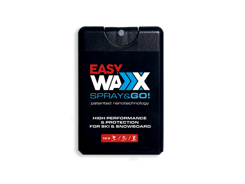 EasyWaxxx Spray & GO, Alternative zu kaltem Ski- und Snowboardwachs, einfach aufzutragen!