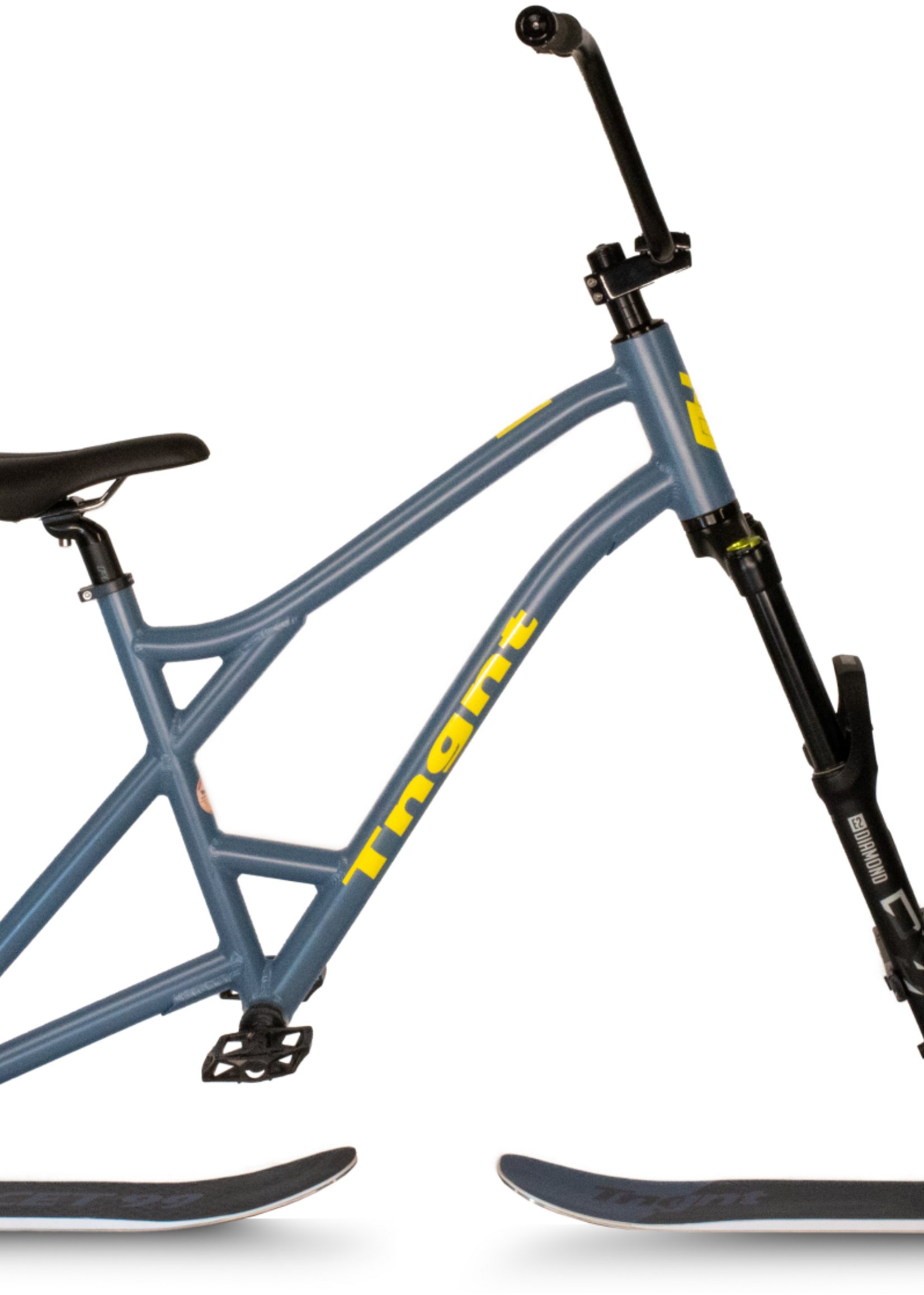 TNGNT De TNGNT Skibike Snowbike met Spinner Cargo MTB Downhill demper