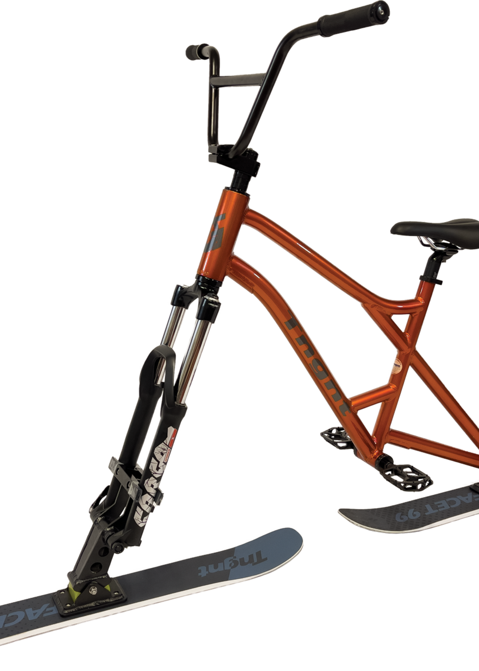 TNGNT Le TNGNT Skibike Snowbike avec amortisseur Spinner Cargo MTB Downhill