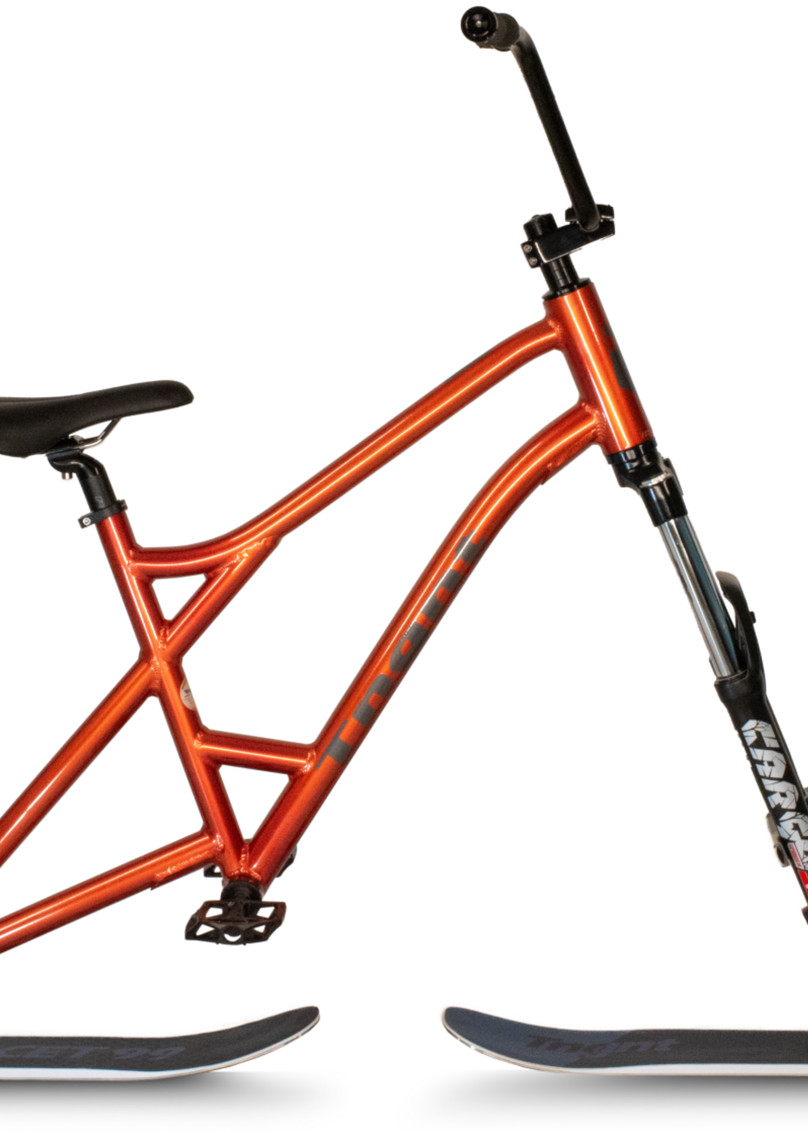 TNGNT De TNGNT Skibike Snowbike met Spinner Cargo MTB Downhill demper