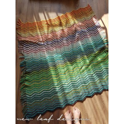 Scheepjes Garenpakket: Chevrainbow Blanket - New Leaf