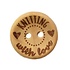 Houten knoop - Knitting with love - 20 mm