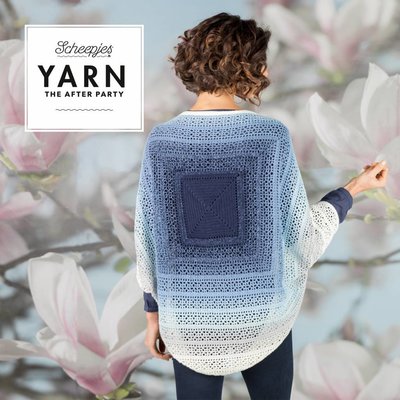 Scheepjes Yarn afterparty 27 Indigo Shrug