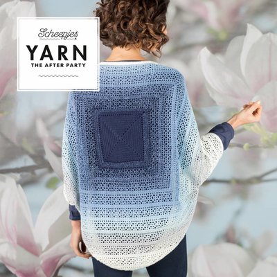 Scheepjes Yarn afterparty 27 Indigo Shrug