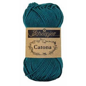 Scheepjes Catona 10 gram - 401 - Dark Teal