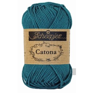 Scheepjes Catona 10 gram - 400 - Petrol Blue