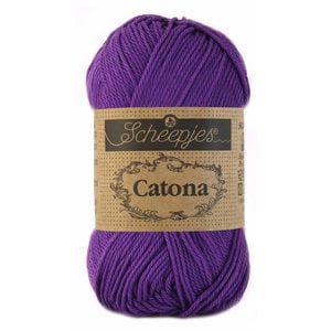 Scheepjes Catona 10 gram - 521 - Deep Violet