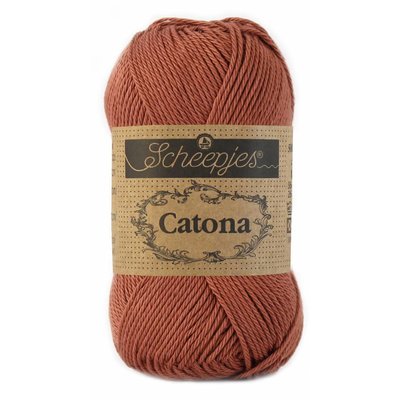 Scheepjes Catona 10 gram - 504 - Brick Red