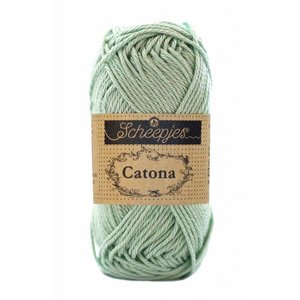 Scheepjes Catona 10 gram - 402 - Silver Green