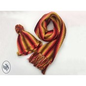 Durable Haakpakket: Autumn Red shawl & muts