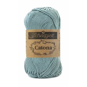 Scheepjes Catona 25 gram - 528 - Silver Blue