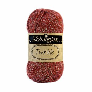 Scheepjes Twinkle 906 - bruin/rood