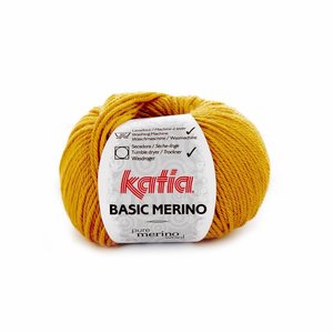 Katia Basic Merino 41 - mosterdgeel