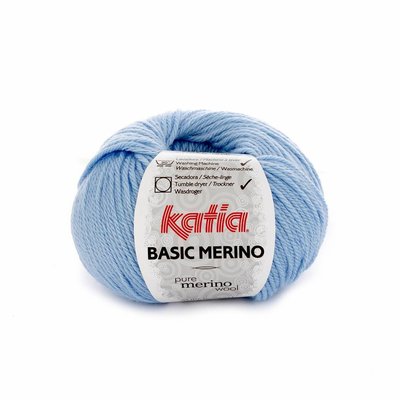 Katia Basic Merino 34 - hemelsblauw