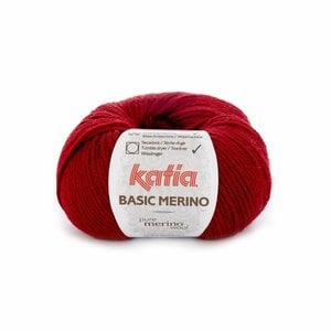 Katia Basic Merino 22 - wijnrood