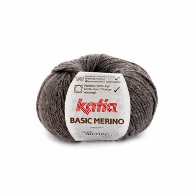 Katia Basic Merino 08 - donkergrijs