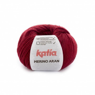 Katia Merino Aran 51 - licht wijnrood