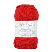 Scheepjes Linen Soft 633 - knalrood