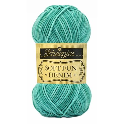 Scheepjes Softfun denim 517 - jade