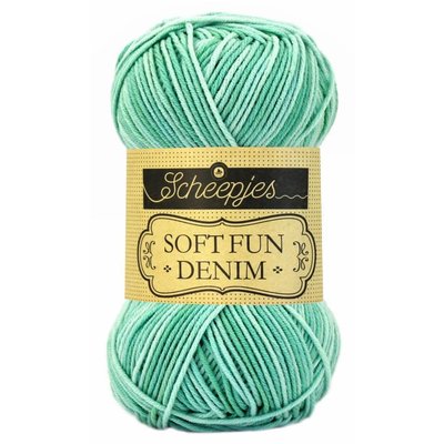 Scheepjes Softfun denim 516 - mint