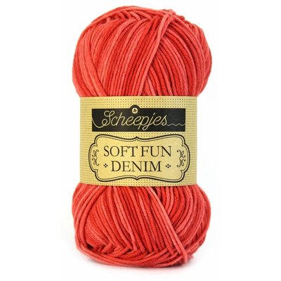 Scheepjes Softfun denim 505 - rood