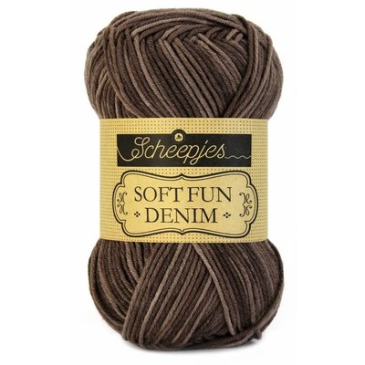 Scheepjes Softfun denim 510 - bruin