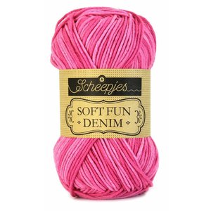 Scheepjes Softfun denim 503 - pink