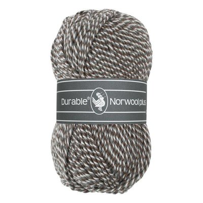 Durable Norwool Plus M04932 - bruin/grijs/wit