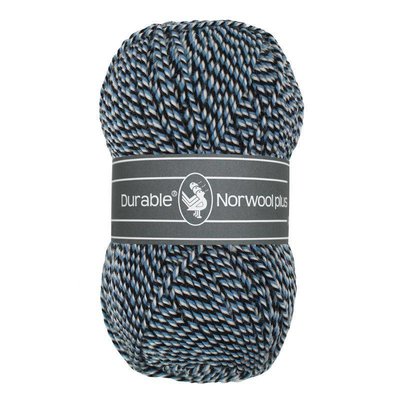 Durable Norwool Plus M00235 - zwart/blauw/wit