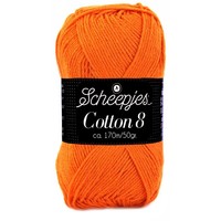 Scheepjes Cotton 8 - 716 - oranje