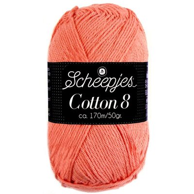 Scheepjes Cotton 8 - 650 - koraal