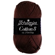 Scheepjes Cotton 8 - 657 - donkerbruin