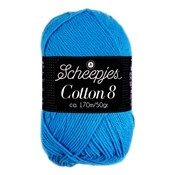 Scheepjes Cotton 8 - 563 - aqua blauw