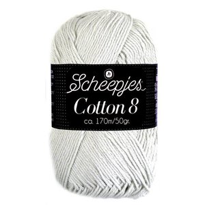Scheepjes Cotton 8 - 700 - lichtgrijs