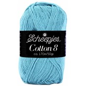 Scheepjes Cotton 8 - 725 - zeeblauw