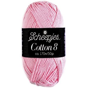 Scheepjes Cotton 8 - 718 - lichtroze