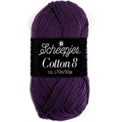 Scheepjes Cotton 8 - 721 - donkerpaars