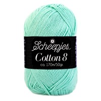 Scheepjes Cotton 8 - 663 - mintgroen