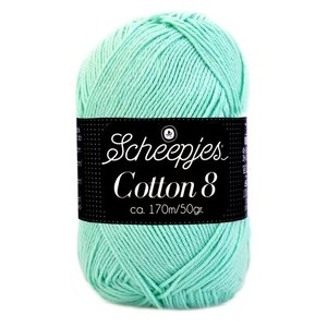 Scheepjes Cotton 8 - 663 - mintgroen