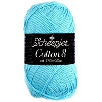 Scheepjes Cotton 8 - 622 - licht turquoise