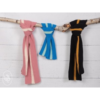 Durable Haakpakket: Family Stripe Scarf