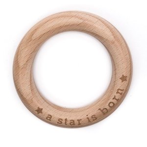 Durable Bijtring hout "A star is born"