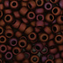 Toho Glaskralen rond 8-0 bruin/rood/paars (703)