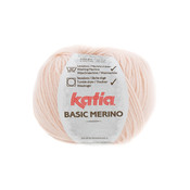 Katia Basic Merino 87 - zeer licht bleekrood