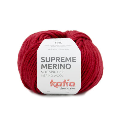Katia Supreme Merino 89 - Rood