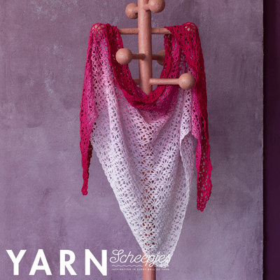 Scheepjes Frozen Rose Shawl - Yarn 10