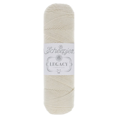 Scheepjes Legacy natural cotton no. 6 Ecru - 089