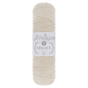 Scheepjes Legacy mercerized cotton no. 6 Ecru - 089