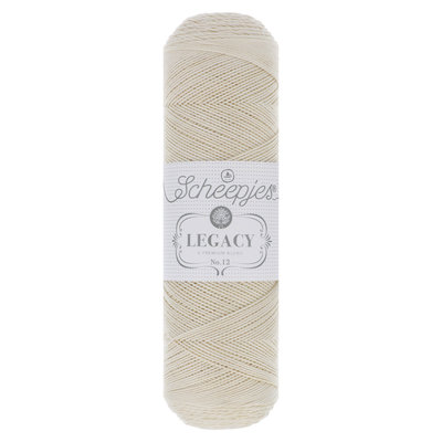 Scheepjes Legacy mercerized cotton no. 12 Ecru - 089